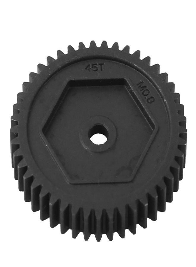 Hobbypark 45T M0.8 Steel Metal Spur Gear for Traxxas TRX4 TRX-4 RC Crawler Car Spare Parts,Compatible with 32-Pitch,Replace 8053 - Image 1
