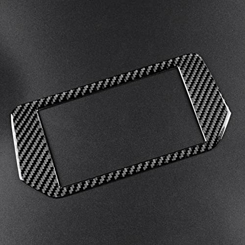 JUPIZEUS Carbon Fiber, Car Navigation Screen Panel Cover, Central Control Air Conditioner Outlet Sticker for Mazda 6 2016-2017.5 with Automatic Transmission, Auto Interior Trim, 2PCS, Black - Image 5