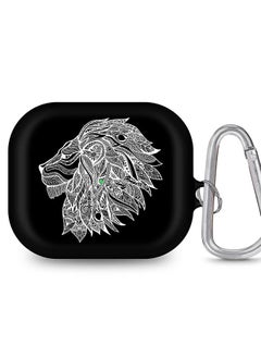 Stylizedd StylePods Case for Airpods 3rd Gen Case With Anti-Lost Keychain - Lion Abstract  - Image 1