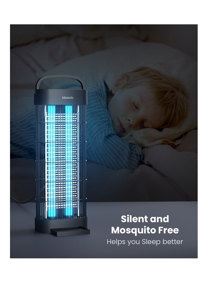 Moxedo موكسيدو 30 واط جهاز صيد الحشرات الكهربائي للداخل، قاتل قوي للبعوض مع ضوء UV للمنزل والمطبخ وغرفة النوم والمكتب - Image 2