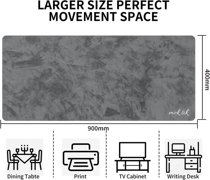 Gaming Mouse Pad XXL Large Size 400x900mm - Professional Waterproof Smooth Surface with Non-Slip Base - Image 4