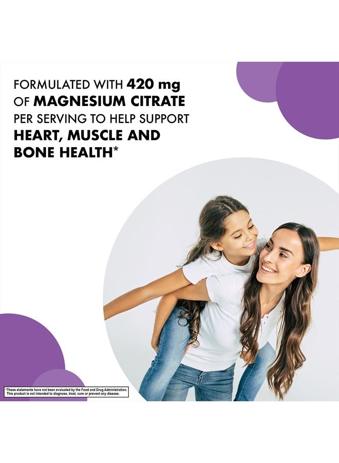 Bluebonnet سيترات المغنيسيوم 420 مجم - تهدئة العقل والجسم* - يدعم القلب والعضلات والنوم* - خالٍ من الكائنات المعدلة وراثيًا، نباتي، كوشير، خالٍ من الجلوتين، خالٍ من الصويا، خالٍ من الحليب - 16 أونصة سائلة، بنكهة التوت المختلط - Image 4