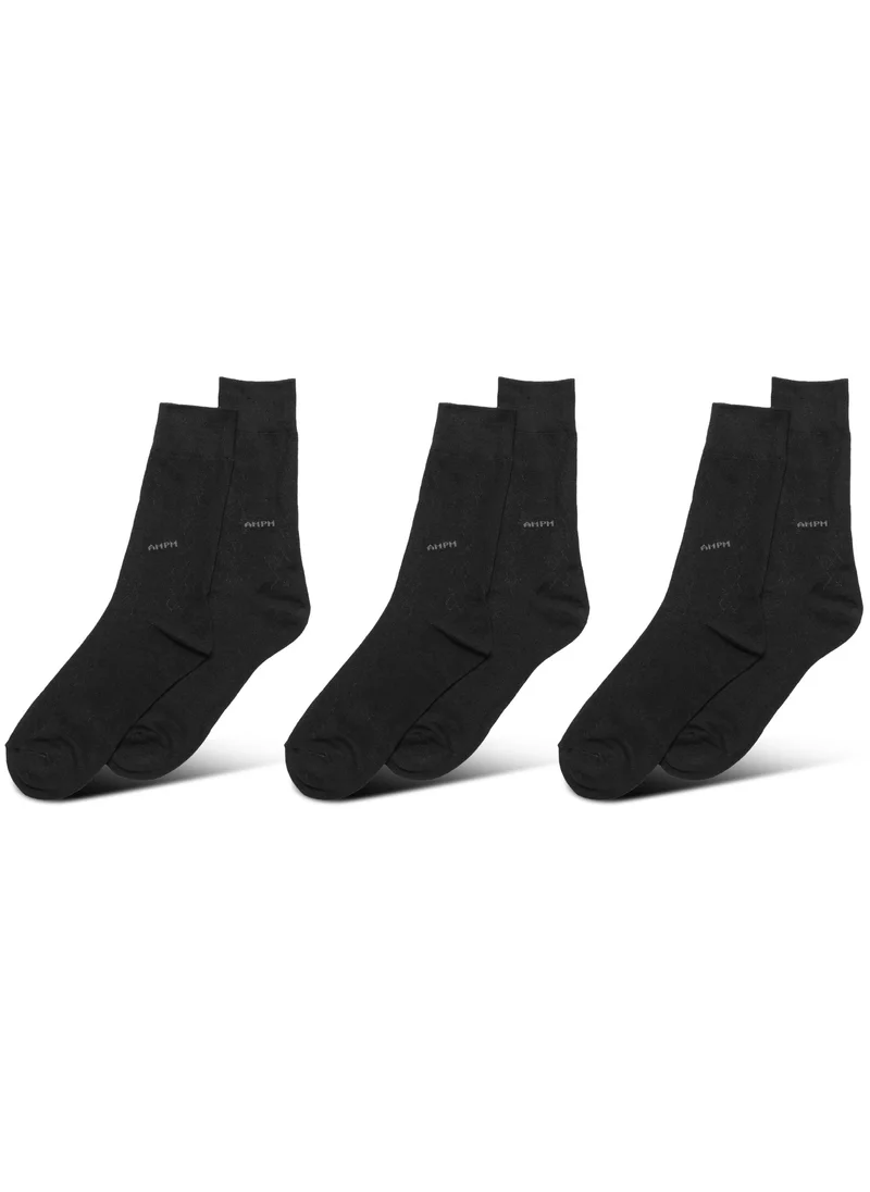 AMPM MEN'S FORMAL SOCKS (PACK OF 3) - GREY