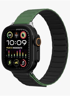 49/46mm Strap - Black/Green