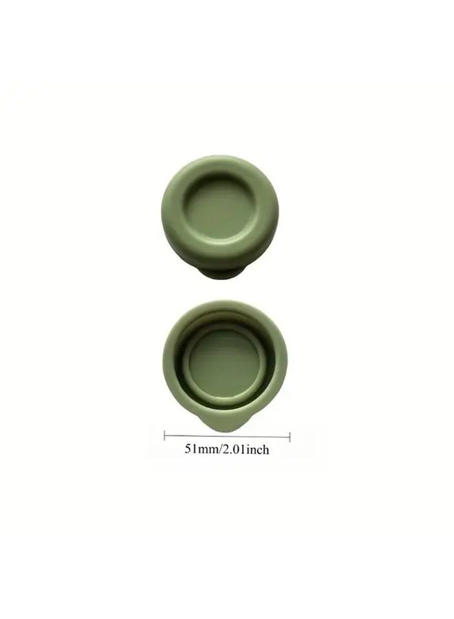 2pcs Gray Silicone Replacement Caps for Glass Milk Bottles Reusable Dishwasher Safe Durable Easy Clean - Image 3