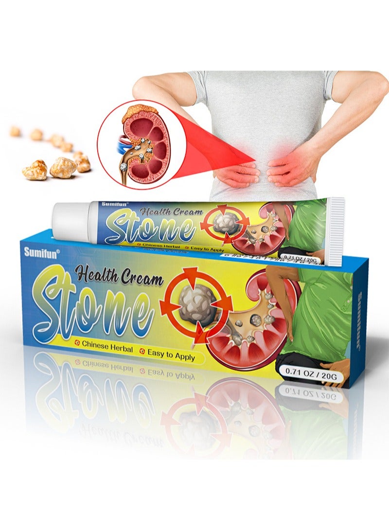 سوميفون كريم ستون هيلث، كريم ستون هيلث العشبي الصيني لإزالة حصوات الكلى وكريم العناية بالجسم (20 جرام) - Image 1