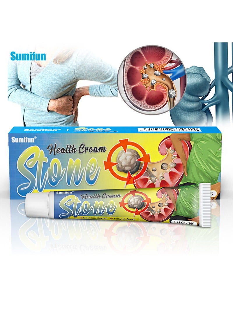 سوميفون كريم ستون هيلث، كريم ستون هيلث العشبي الصيني لإزالة حصوات الكلى وكريم العناية بالجسم (20 جرام) - Image 2