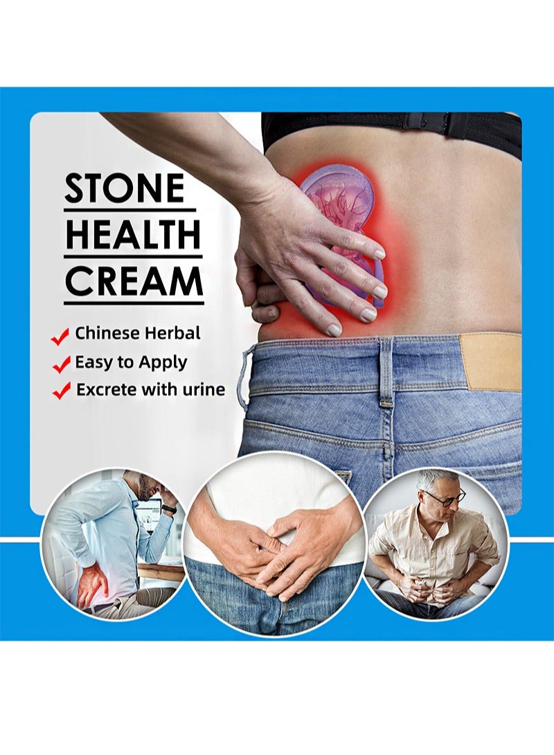 سوميفون كريم ستون هيلث، كريم ستون هيلث العشبي الصيني لإزالة حصوات الكلى وكريم العناية بالجسم (20 جرام) - Image 4
