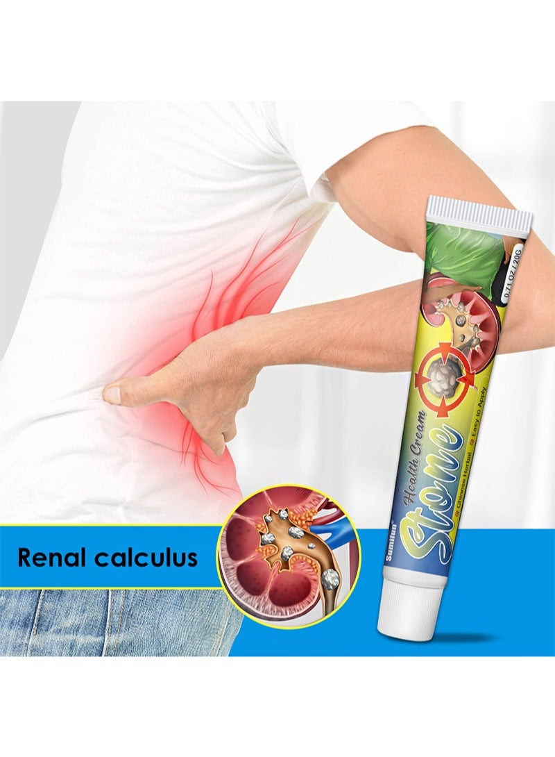 سوميفون كريم ستون هيلث، كريم ستون هيلث العشبي الصيني لإزالة حصوات الكلى وكريم العناية بالجسم (20 جرام) - Image 5