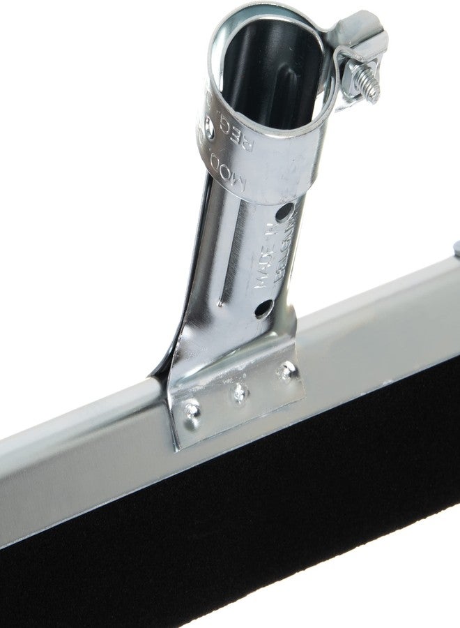 SPARTA Flo-Pac Double Foam Floor Rubber Squeegee Window Squeegee with Heavy Duty Steel Frame for Floor, Concrete, Tile, Garage, Commercial Use, 18 X 1.5 X 3 Inches, Black, (Pack of 10) - Image 2