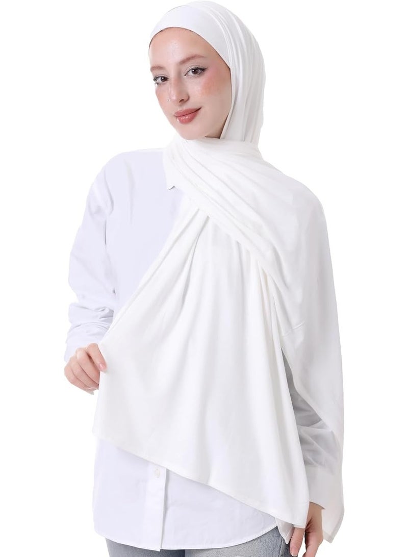 2 in 1 Jill Hijab with Drawstring Bandana – Easy and Quick to Wear Hijab Veil with Separate Bandana – Stylish Practical Scarf for Daily and Outdoor Use - Image 3