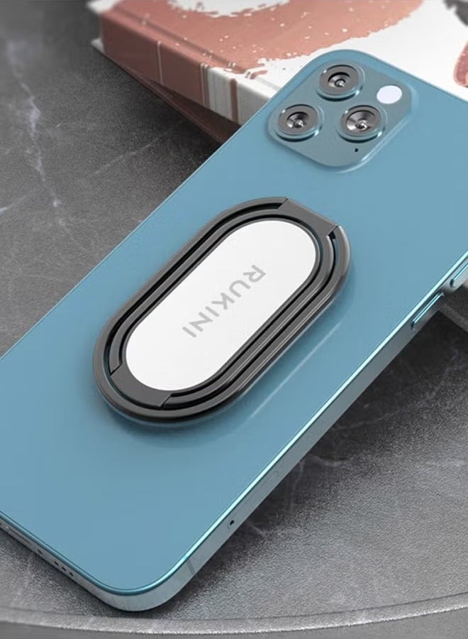 RUKINI حامل حلقة روكيني مع قاعدة قابلة للدوران 360° - فضي - RKRHVM-S - Image 2