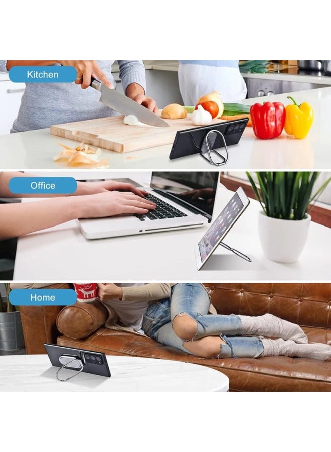 RUKINI حامل حلقة روكيني مع قاعدة قابلة للدوران 360° - فضي - RKRHVM-S - Image 4