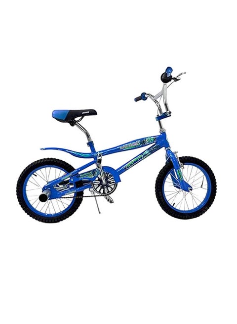 Cobra Kids Bike For 8-11 Years Old, Adjustable Seat, dualbrake, 16-Inch Size Bicycle With Training Wheels, Blue Color, Gift For Kids, 1.0 Count.