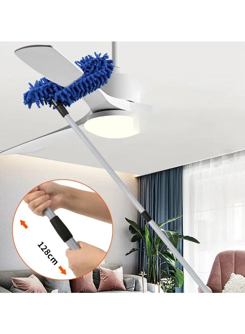 Extendable Bendable Ceiling Chenille Duster Ceiling Fan Duster with Extension Long Handle Microfiber Fan Cleaning Duster  - Image 1