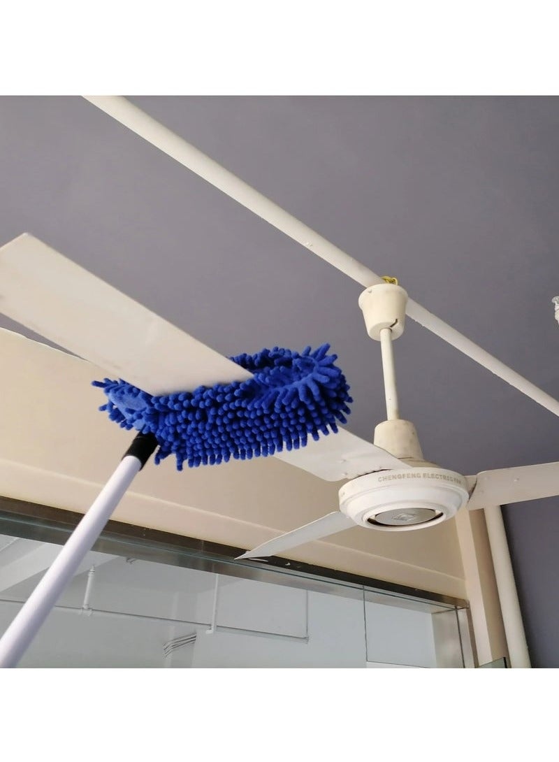 Extendable Bendable Ceiling Chenille Duster Ceiling Fan Duster with Extension Long Handle Microfiber Fan Cleaning Duster  - Image 2