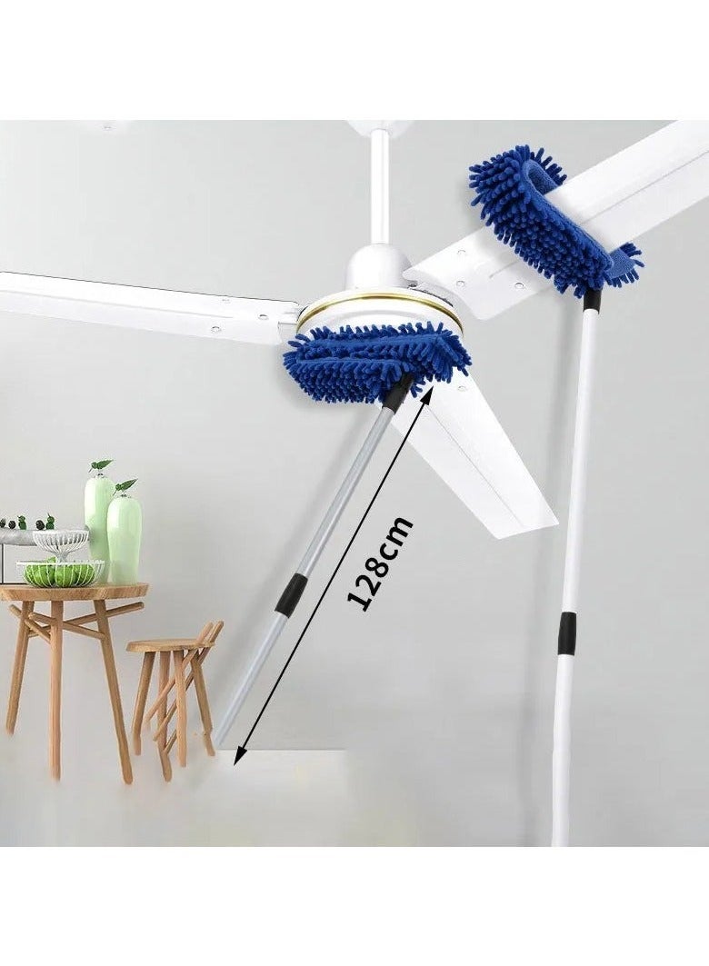 Extendable Bendable Ceiling Chenille Duster Ceiling Fan Duster with Extension Long Handle Microfiber Fan Cleaning Duster  - Image 3
