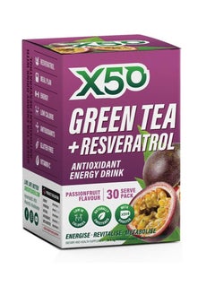 X50 Green Tea 30 Servings Passion Fruit