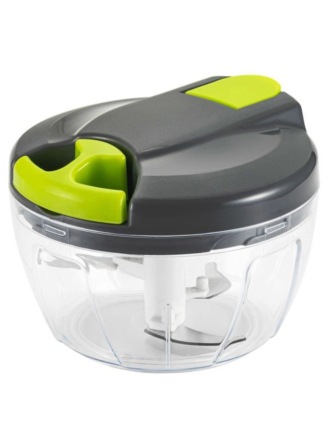 Sifenma Multi-Function Manual Food Chopper & Processors with Handle and Cover,Vegetable Chopper Shredder,Garlic Press,Suitable for Onions Garlic Peppers Carrots Gingers Fruits,Ideal Gift for Kitchen(Green) - Image 1