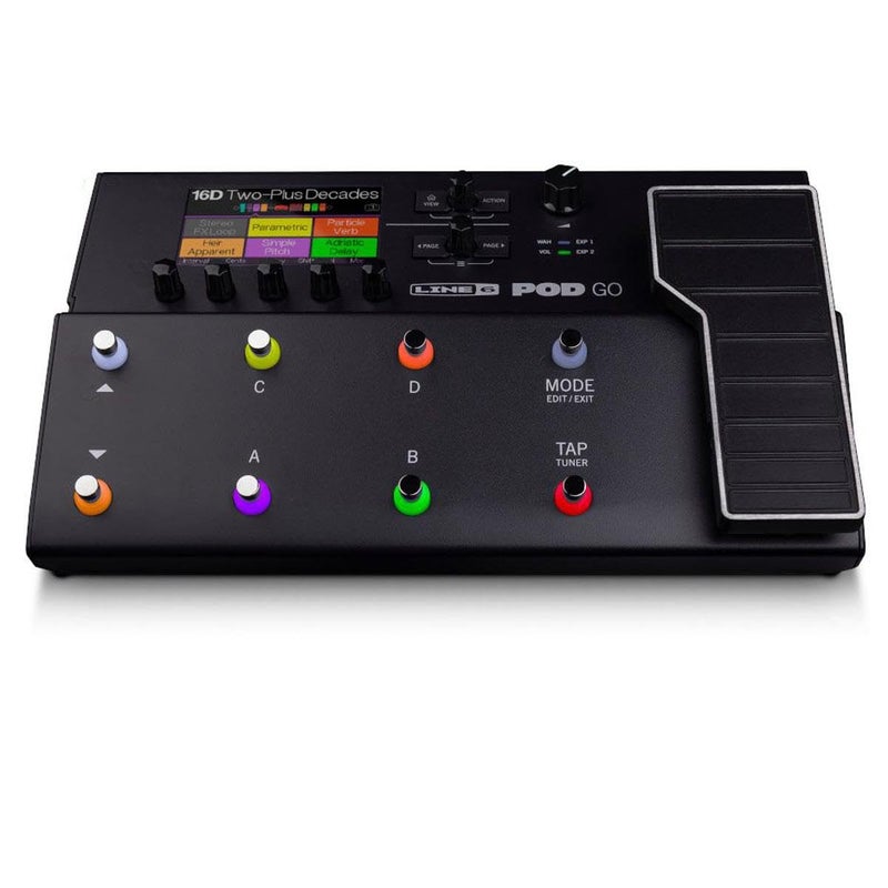 Line 6 بيدال تأثيرات متعددة لآلة الجيتار Line 6 POD Go، أسود - Image 3
