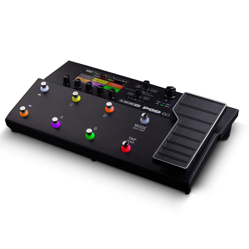 Line 6 بيدال تأثيرات متعددة لآلة الجيتار Line 6 POD Go، أسود - Image 4