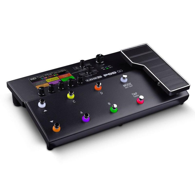 Line 6 بيدال تأثيرات متعددة لآلة الجيتار Line 6 POD Go، أسود - Image 2