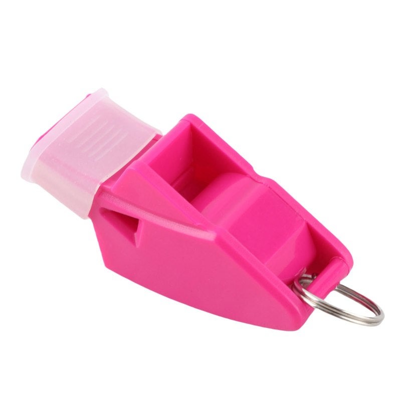 Competition Whistle: Rose Red Premium Plastic - Crisp Clear Sound, Lightweight With Lanyard Finger Clip Sports Whistle for Referees Coaches Survival Emergency School Gym - Image 3