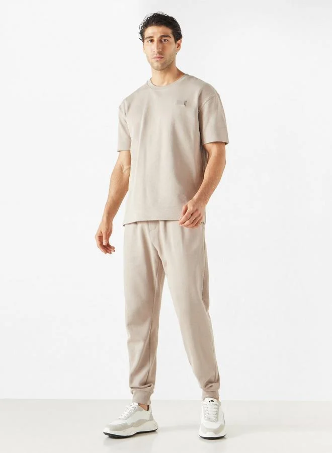 Emperor Emperor Applique Detail Joggers with Drawstring Closure