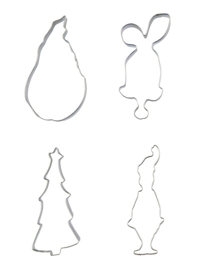 MJC Dr. Seuss Cookie Cutters How The GRINCH Stole Christmas Character Shape 4-Piece Cookie Cutters for Kitchen Baking - Image 2