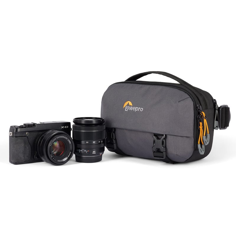 Lowepro Trekker Lite Hp 100 Compact Camera Backpack with Tablet Pocket Camera Bag for CropSensor Mirrorless Ultracinch Compression System Grey - Image 2