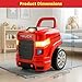 OLEOCA Large Truck Engine Toy Interactive Steering Wheel Engine Building Kit Kids Mechanic Tool Set with Light Sound 56 PCS Take Apart Toys for Boys Ages 3 - Image 4