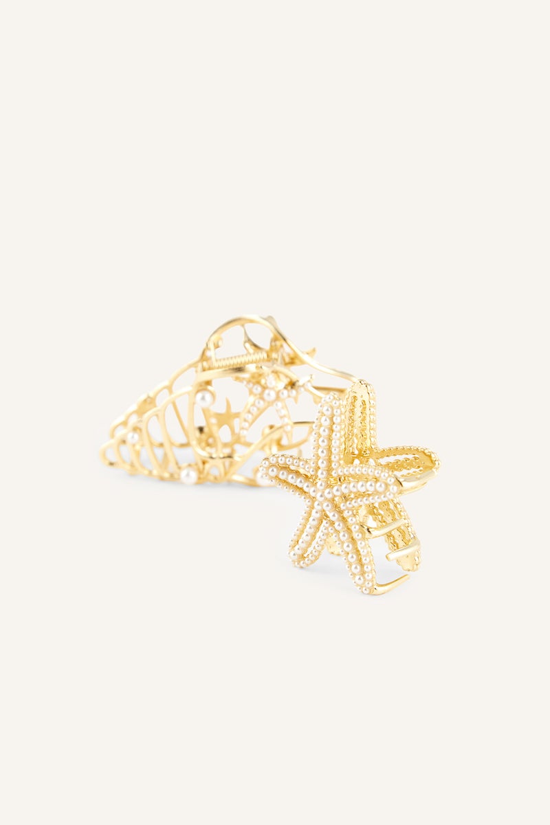 DeFacto Gold Woman Woman 2 Piece Hair Clips Casual - Image 3