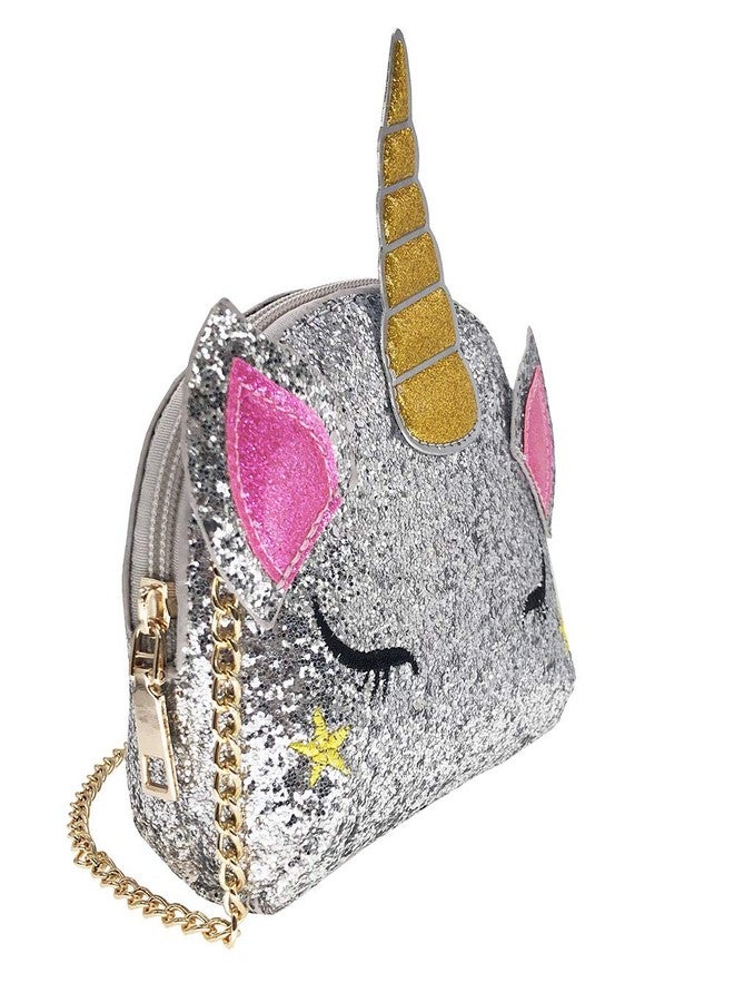 Newfancy Women Unicorn Sequin Glitter Crossbody Shoulder Purse Handbag Satchel Shell Bag - Image 3