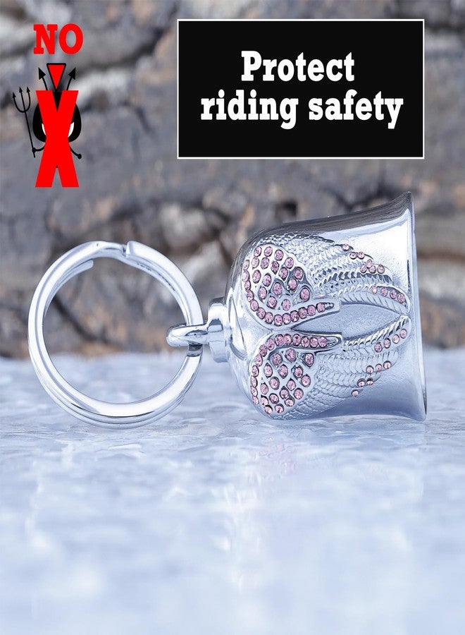 CYZBTBl Motorcycle Women Bells - Motorcycle Angel Bell for Men Women,Bell Biker Accessory,Guard Riding Safety - Image 3