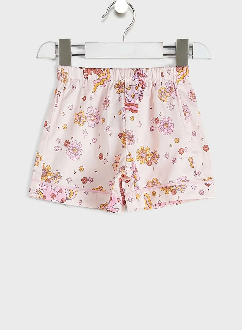 Cotton On Kids Floral Print Pyjama Set