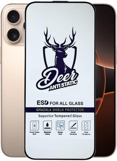 Deer Front Screen Protector for iPhone 16 Series, 9H Tempered Glass, with Sound Filter (Iphone 16 Pro Max)