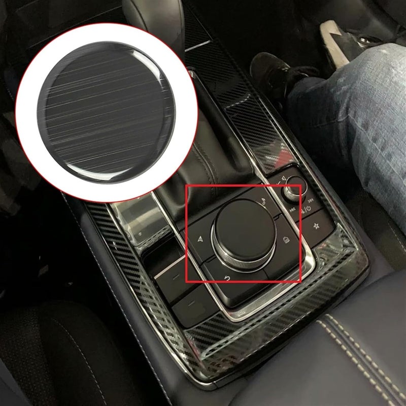 Vuzmode Stainless Steel Black Gear Shift Panel Trim for Mazda CX-30 - Image 4
