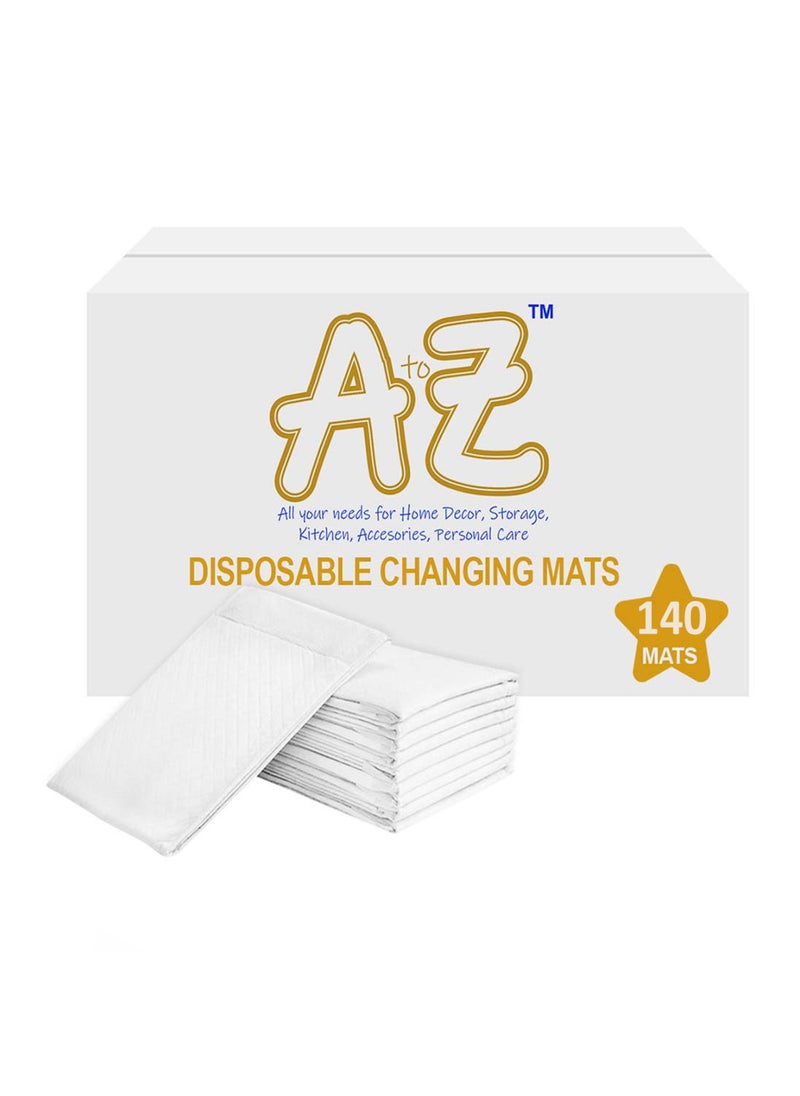 A TO Z A To Z - Disposable Changing mats (45x60cm) Large, Pack Of 140 - White  - Image 1