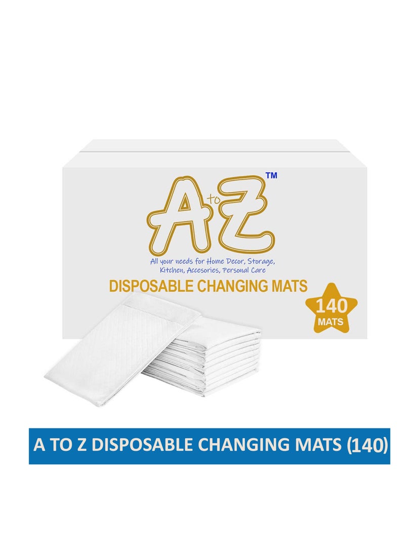 A TO Z A To Z - Disposable Changing mats (45x60cm) Large, Pack Of 140 - White  - Image 2