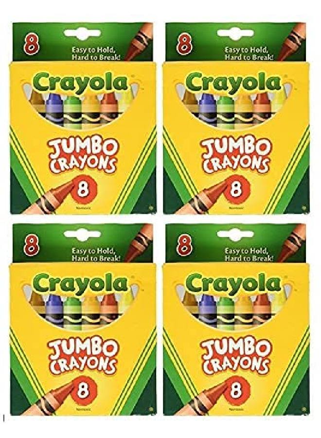 Crayola Jumbo Crayons 8Ct Pack Of 4 ? - Image 4