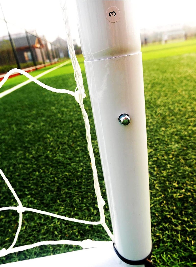 Generic Football Steel Goals for Kids Playing & Club Players Training Ultra Strong Frame Soccer Goal - Image 5