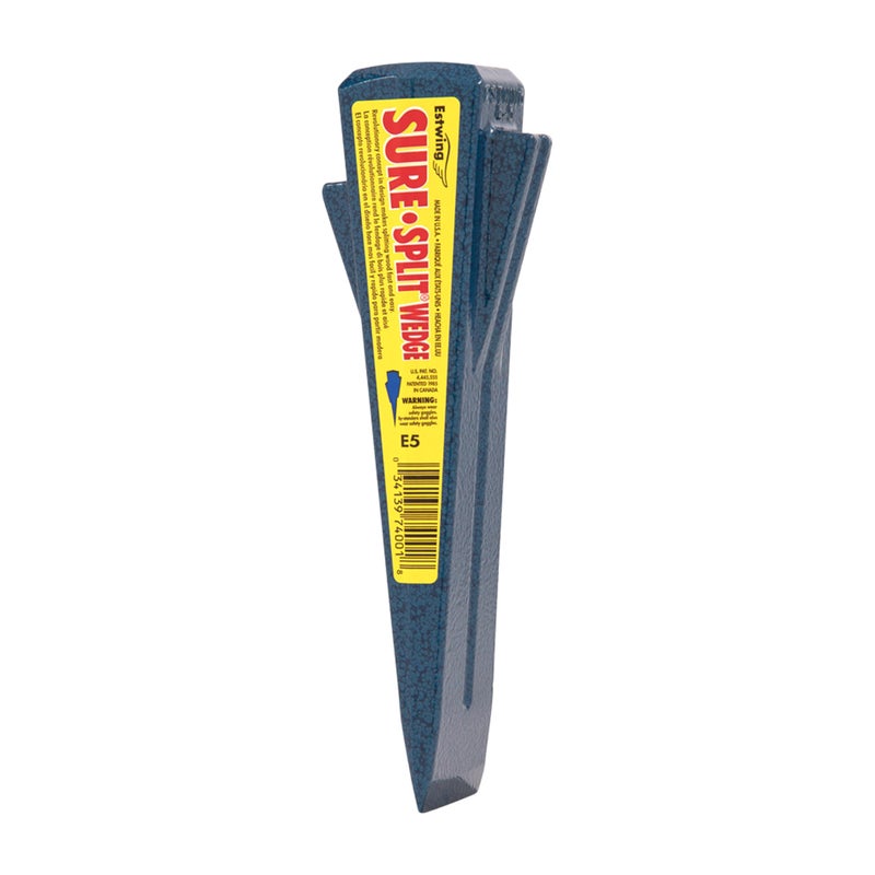 ESTWING Sure Split Wedge - 5-Pound Wood Splitting Tool with Forged Steel Construction & 1-7/8" Cutting Edge - E-5 - Image 3