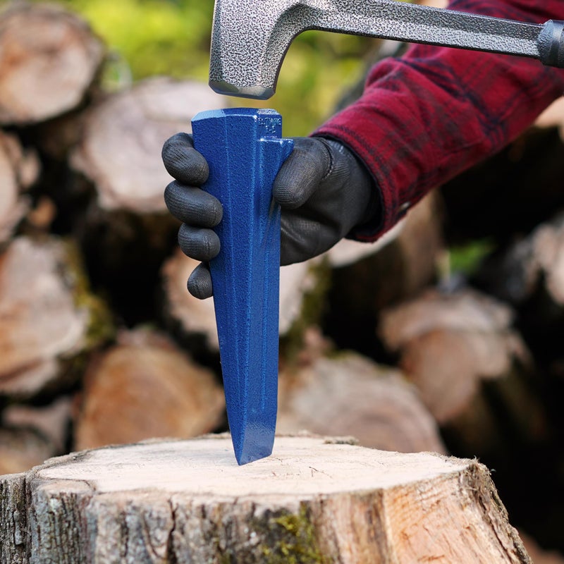 ESTWING Sure Split Wedge - 5-Pound Wood Splitting Tool with Forged Steel Construction & 1-7/8" Cutting Edge - E-5 - Image 4