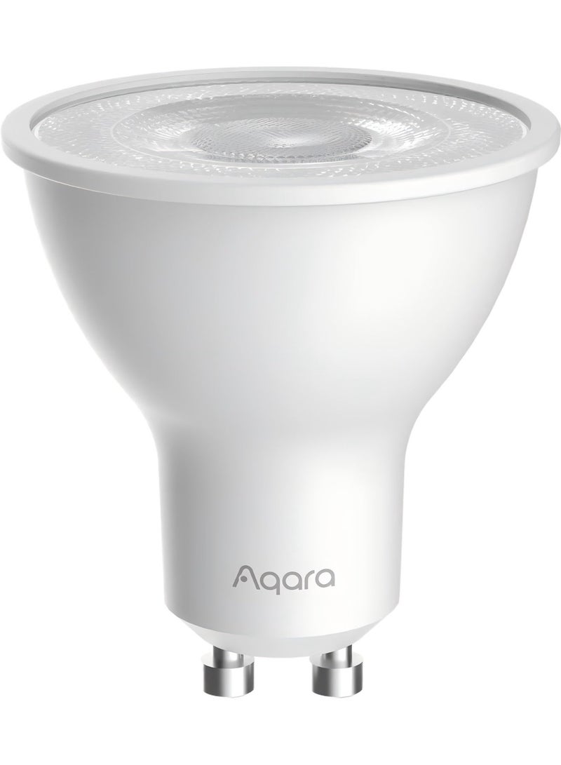 أكارا مصباح LED ذكي Aqara T2 (GU10 CCT)، 4.9 وات، اتصال Thread و Zigbee، 450 لومن، مكافئ 30 وات، درجة حرارة لون 2700-6500 كلفن، متوافق مع Matter - Image 2