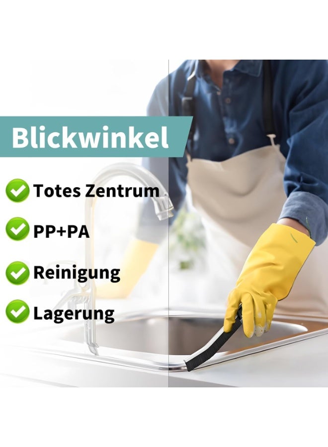 Narrow Space Cleaning Brush – Multi-Purpose Gap Brush with Soft & Hard Bristles for Deep Cleaning Corners, Tile Gaps, Kitchen Crevices, Bathroom Edges, and Hard-to-Reach Areas – Durable Home Cleaning Tool for Tight Spaces & Stubborn Dirt 2Pcs - Image 3