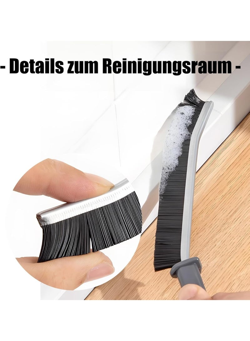 Narrow Space Cleaning Brush – Multi-Purpose Gap Brush with Soft & Hard Bristles for Deep Cleaning Corners, Tile Gaps, Kitchen Crevices, Bathroom Edges, and Hard-to-Reach Areas – Durable Home Cleaning Tool for Tight Spaces & Stubborn Dirt 2Pcs - Image 5