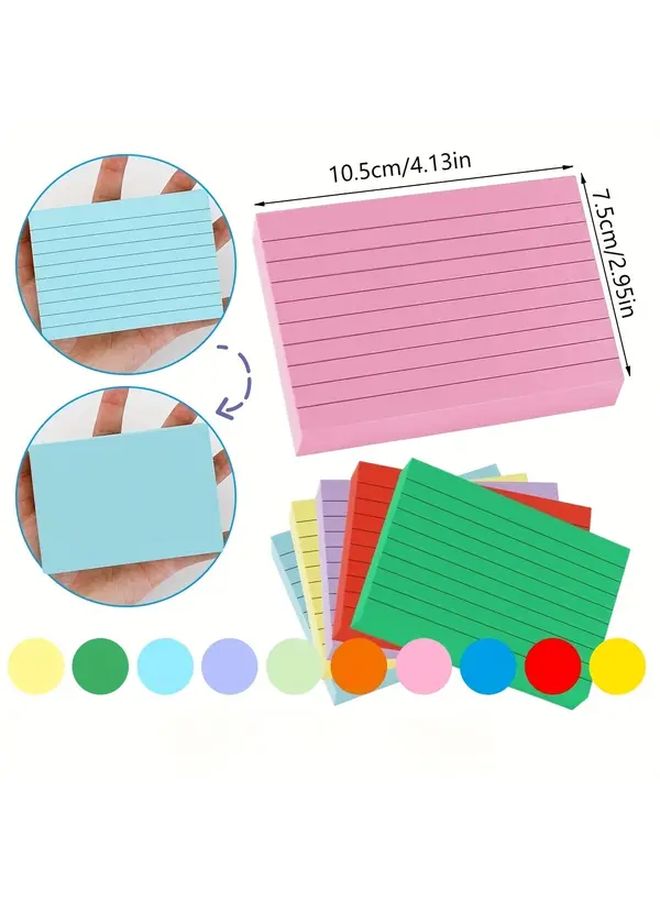 200 Pack Purple Colored Index Cards 3x4.13 Inch Ruled Lined Flash Cards for Studying Note Cards for Office Home School - Image 2