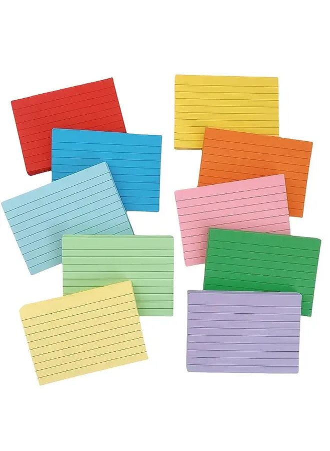 200 Pack Purple Colored Index Cards 3x4.13 Inch Ruled Lined Flash Cards for Studying Note Cards for Office Home School - Image 1