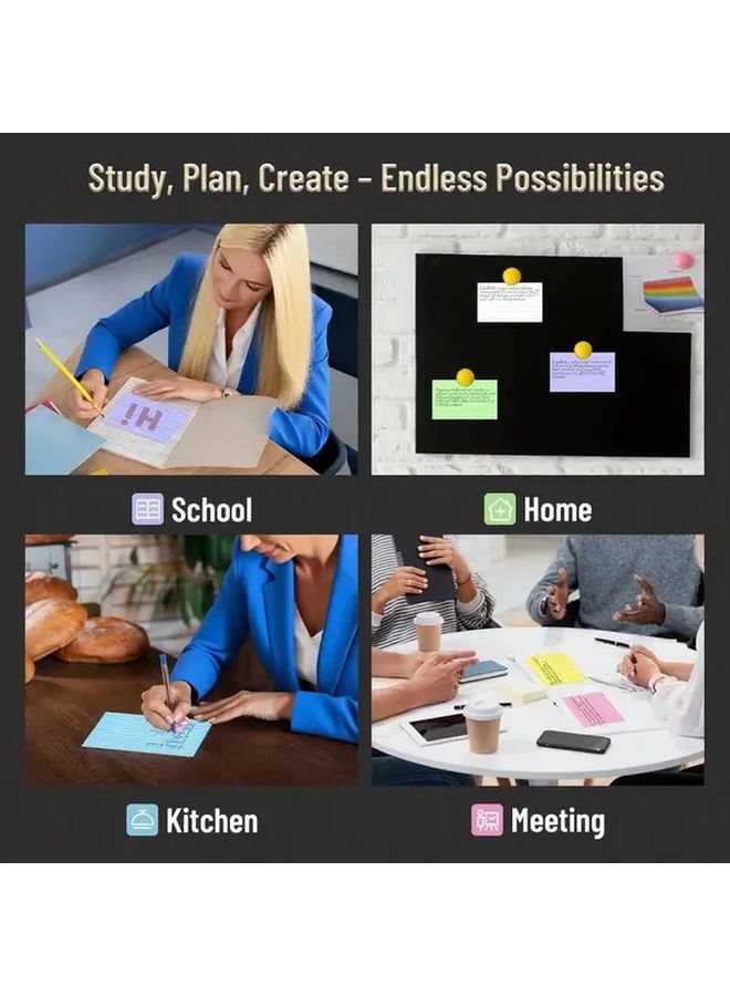 200 Pack Purple Colored Index Cards 3x4.13 Inch Ruled Lined Flash Cards for Studying Note Cards for Office Home School - Image 5