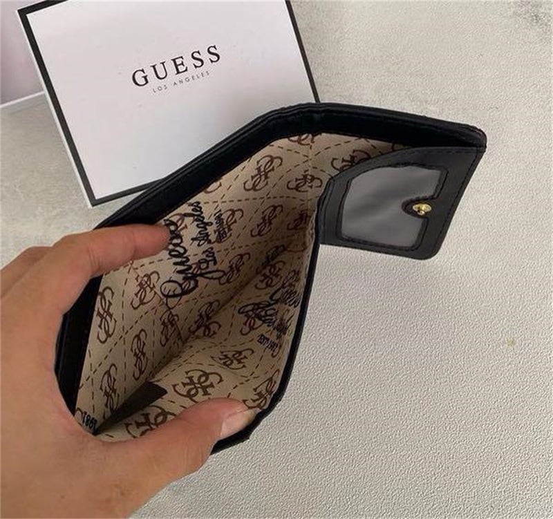 جيست Cessily سحاب صغير حول محفظة الماس النقش الأسود - Image 3